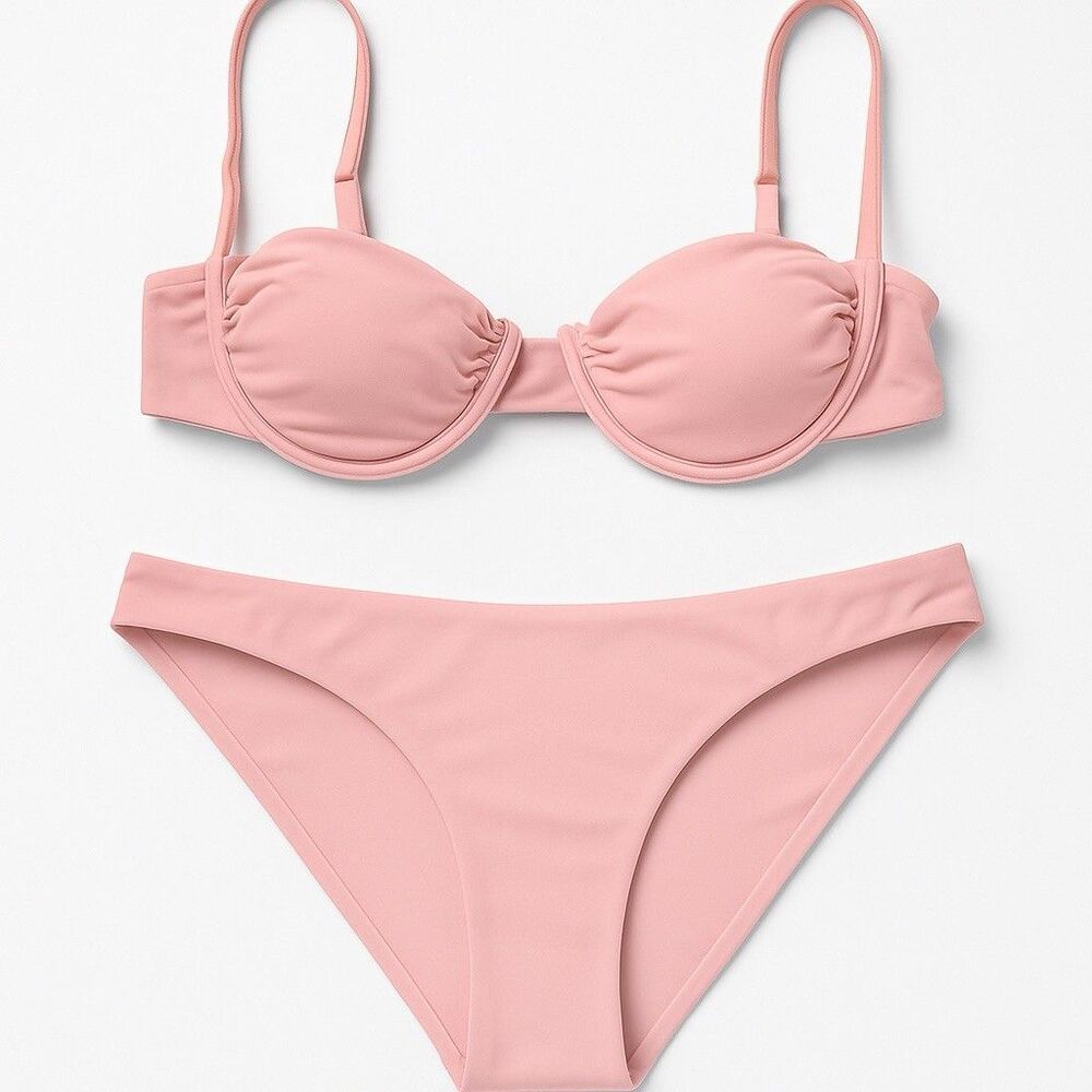 Blush Pink Bikini Set – XL Bottoms / Small-Medium Top (New with Tag)
